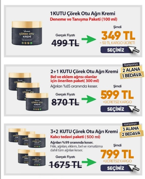 Acabella Çörek Otu Ağrı Kremi  Resmi Satış Sitesi